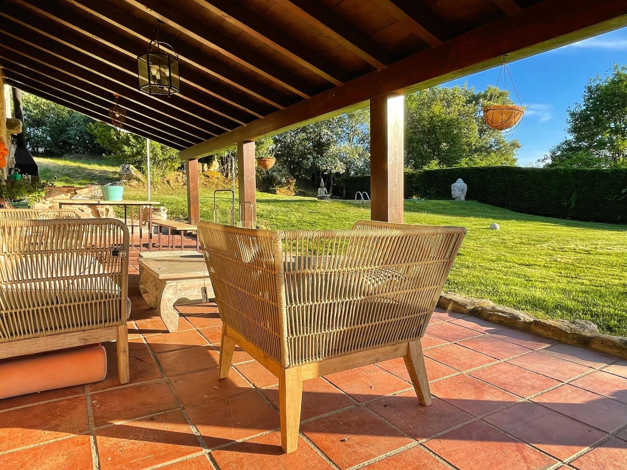 Habitaciones Con Bano Individual En Casa De Campo. Piscina. Amoeiro Eksteriør bilde